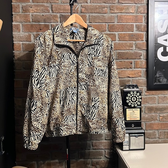 Size L | KORET SPORT | Animal print | jacket - Picture 2 of 12